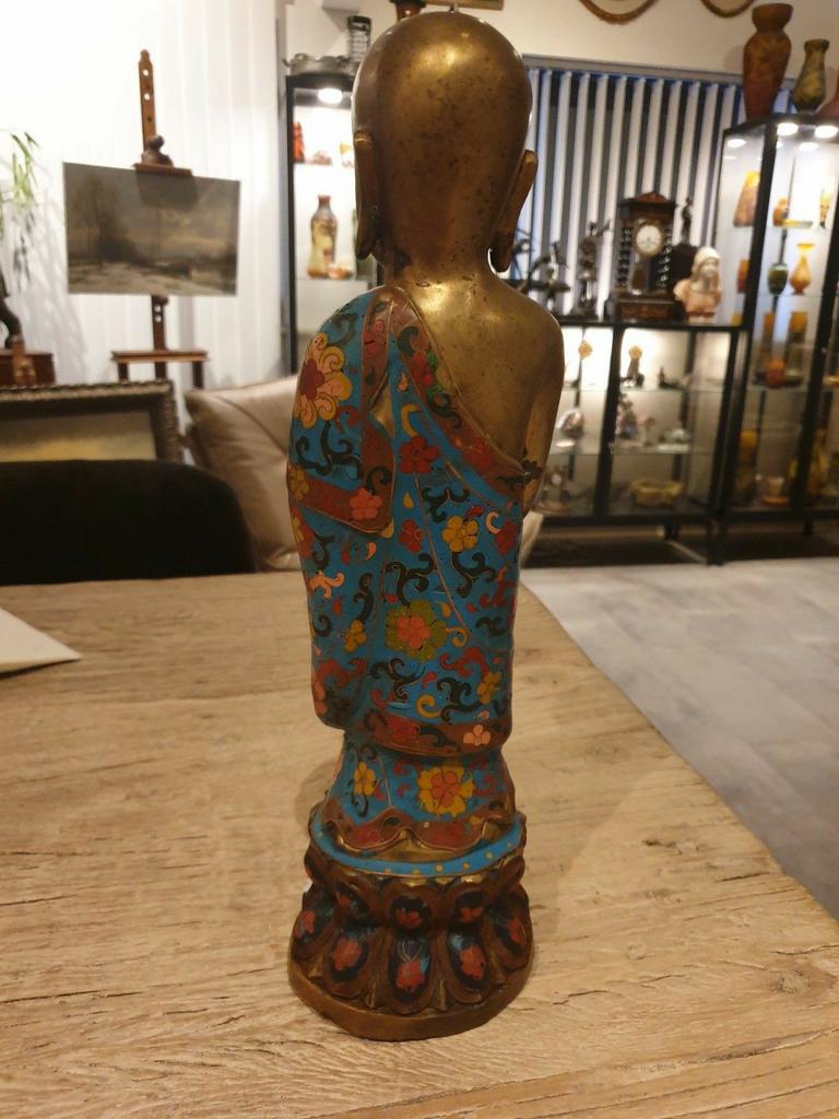 Staande antieke boeddha, Ophalen of Verzenden