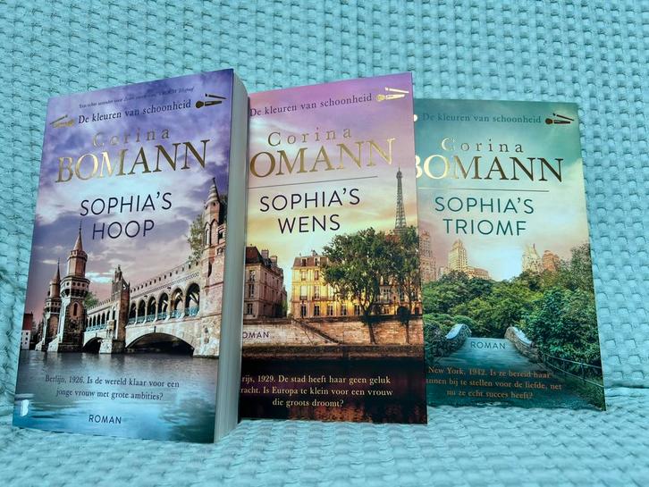 C. BOMANN, SOPHIA’s HOOP, WENS en TRIOMF. Complete serie!…., Boeken, Romans, Zo goed als nieuw, Ophalen of Verzenden