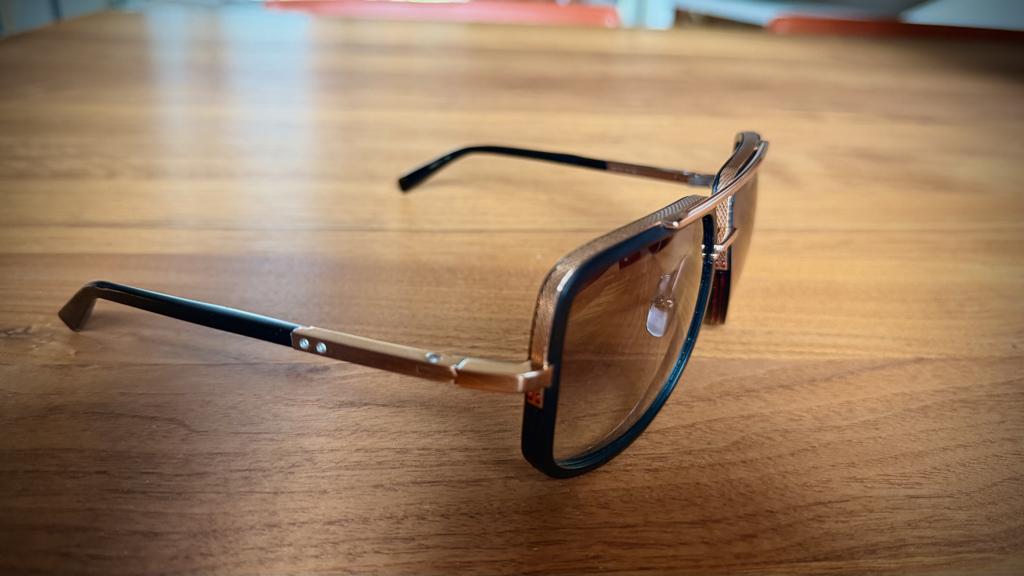 Dita Mach-One | Matte Black Antique 12K Gold, Overige merken, Zonnebril, Overige kleuren, Verzenden