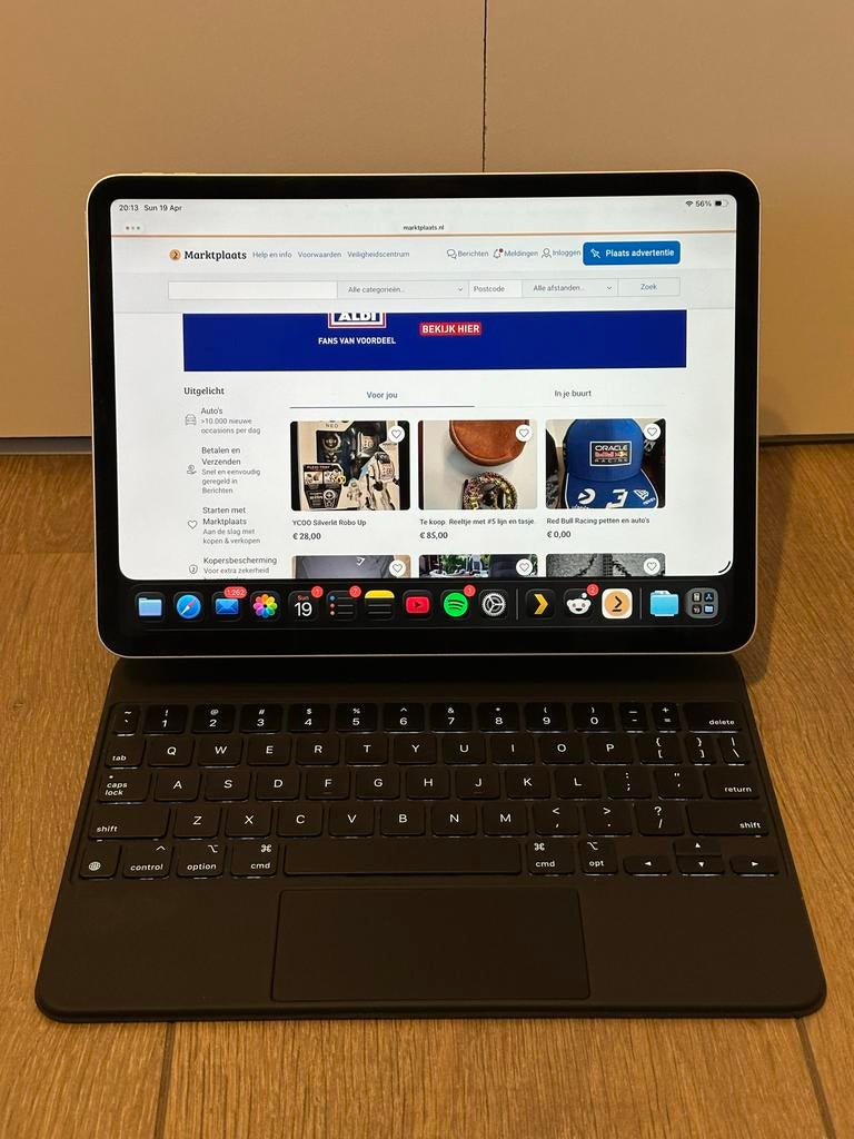 Apple iPad Magic Keyboard voor iPad Pro 11 inch, Ophalen of Verzenden, Zo goed als nieuw, 11 inch, Apple iPad Pro