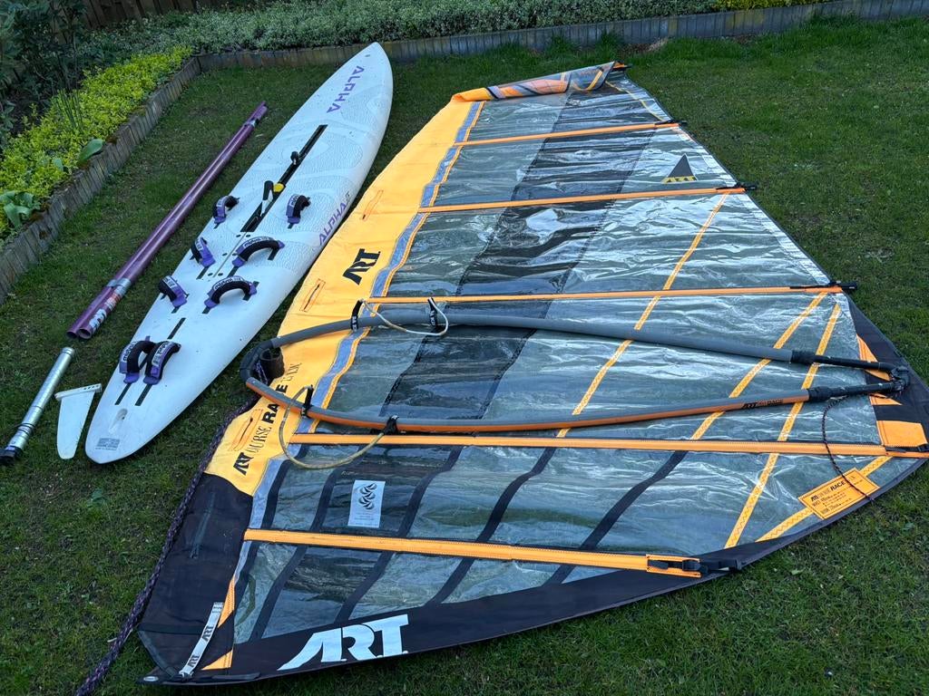Complete course race set, Watersport en Boten, Ophalen, Gebruikt, 7 m² of meer, Met draagtas