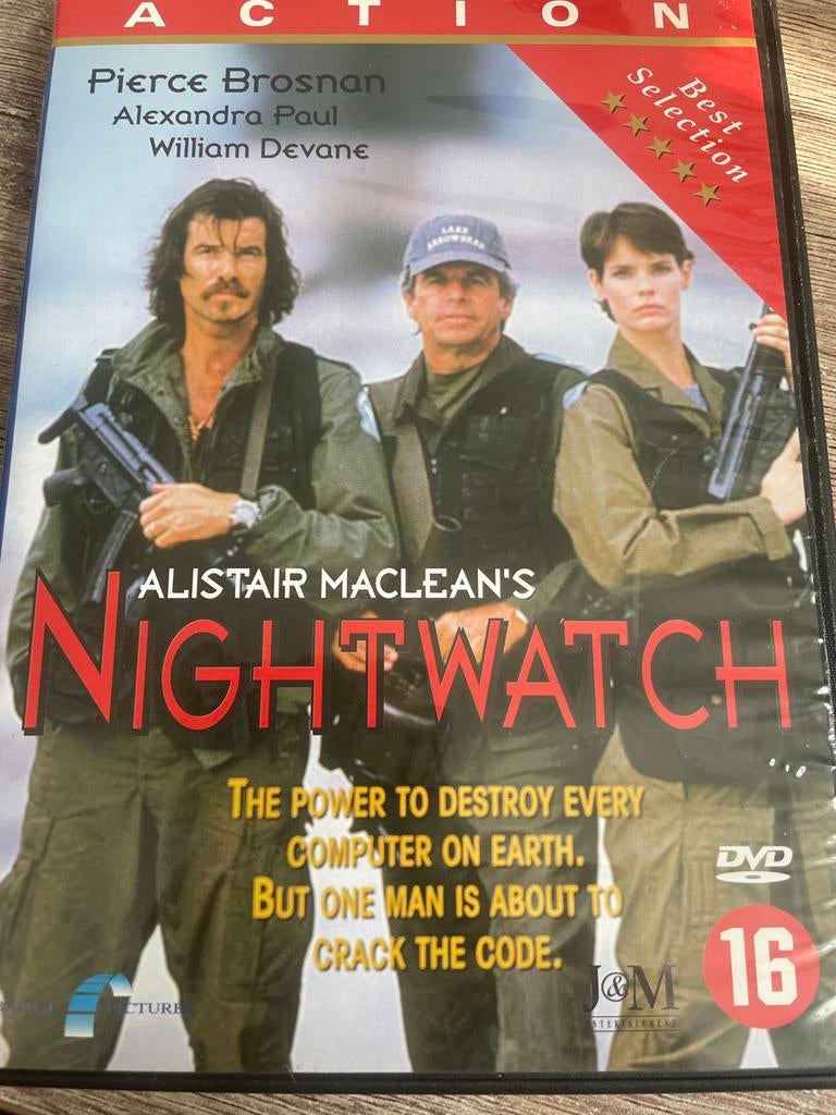 Nightwatch DVD met Pierce Brosnan, Vanaf 16 jaar, Ophalen of Verzenden, Gebruikt, Actie