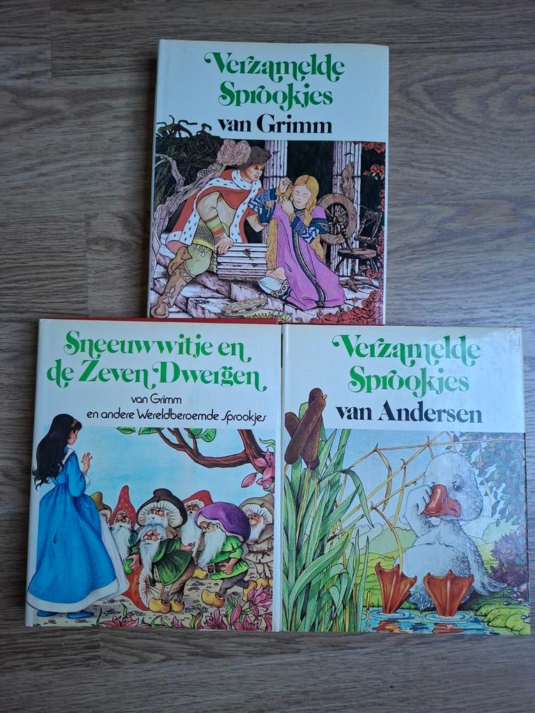 Prachtige Sprookjesboeken: Grimm en Andersen Collectie, Boeken, Sprookjes en Fabels, Ophalen of Verzenden, Gelezen, Gebroeders Grimm, Hans Christian Andersen