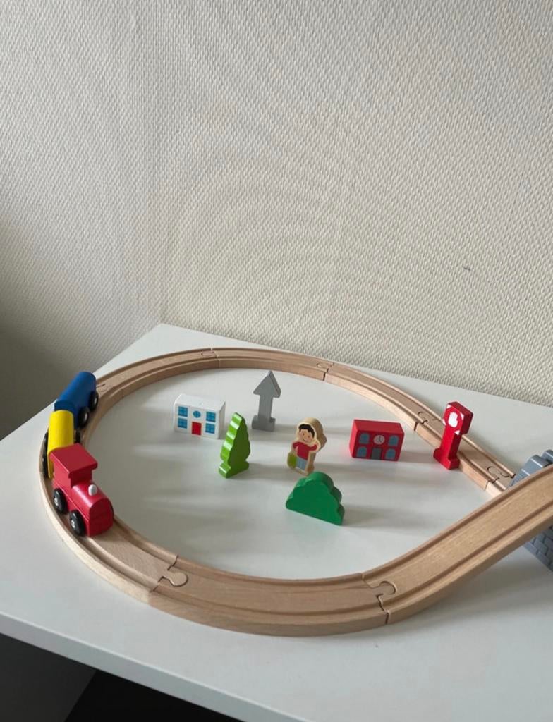 Houten autobaan speelgoed, Ophalen of Verzenden, Zo goed als nieuw