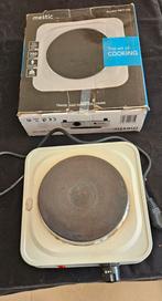 Mestic Kookplaat MKT-120 - Compacte elektrische kookpit, Witgoed en Apparatuur, Kookplaten, Gebruikt, 3 kookzones of minder, Ophalen of Verzenden
