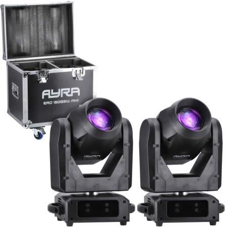 3 sets van 2x Ayra 150 BSW mk2 mkii in flightcase, Muziek en Instrumenten, Licht en Laser, Ophalen, Zo goed als nieuw, Licht
