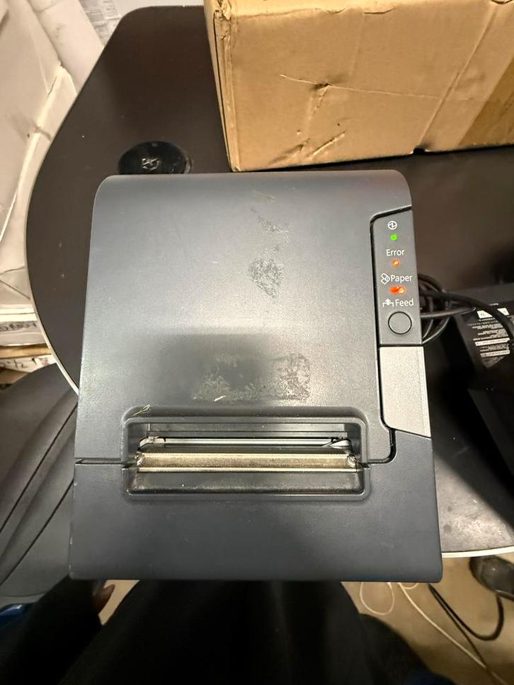 Epson TM-T88V Bonprinter Kassaprinter POS, Computers en Software, Printers, Gebruikt, Printer, Thermo-printer, Zwart-en-wit printen