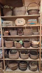 Heel veel oude rieten Manden, Mandjes Paasmandjes Pasen, Ophalen of Verzenden