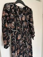Zwarte jurk met bruin en wit van Sissy Boy maat XS,/S, Zwart, Ophalen of Verzenden, Zo goed als nieuw, Maat 34 (XS) of kleiner