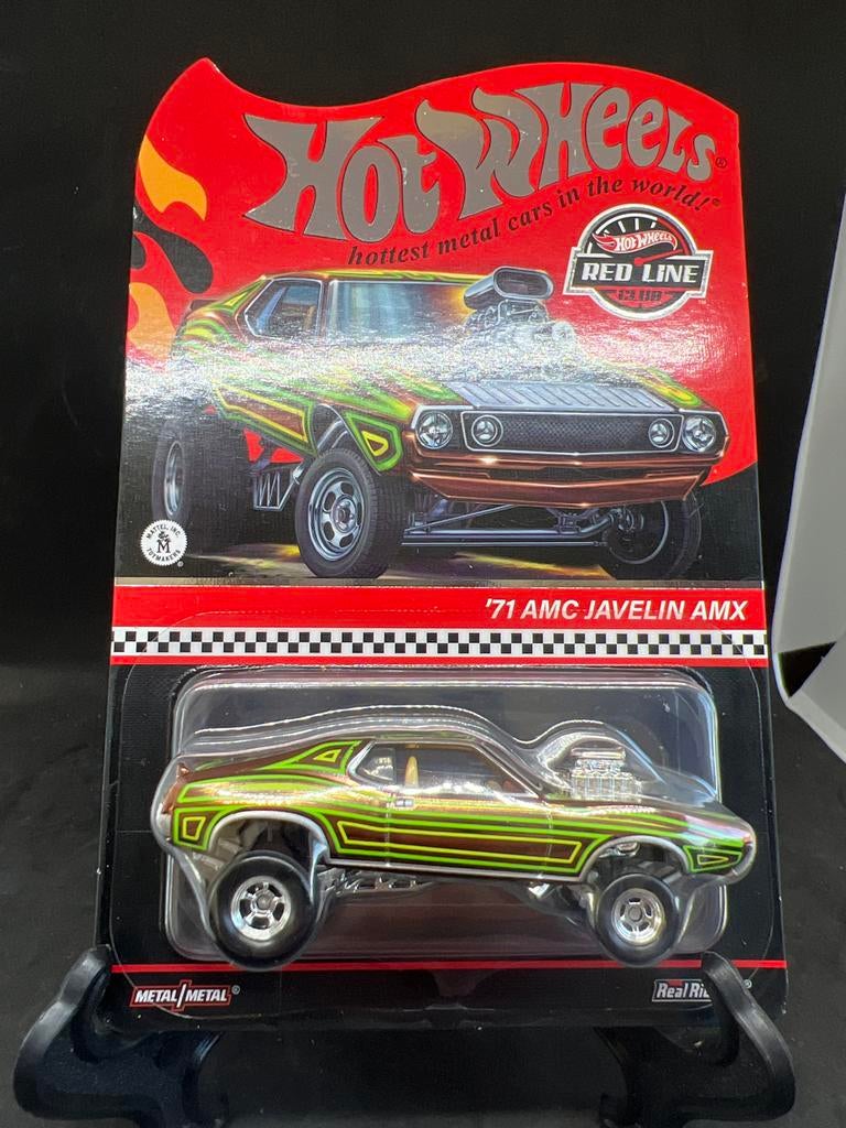 Hot Wheels '71 AMC Javelin AMX Red Line Club, Ophalen of Verzenden, Nieuw, Auto