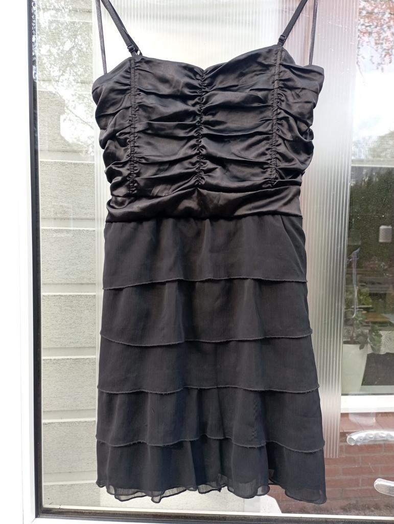 Leuk zwart jurkje / party dress, merk Cool Cat, mt XL, Kleding | Dames, Zwart, Maat 46/48 (XL) of groter, Ophalen of Verzenden