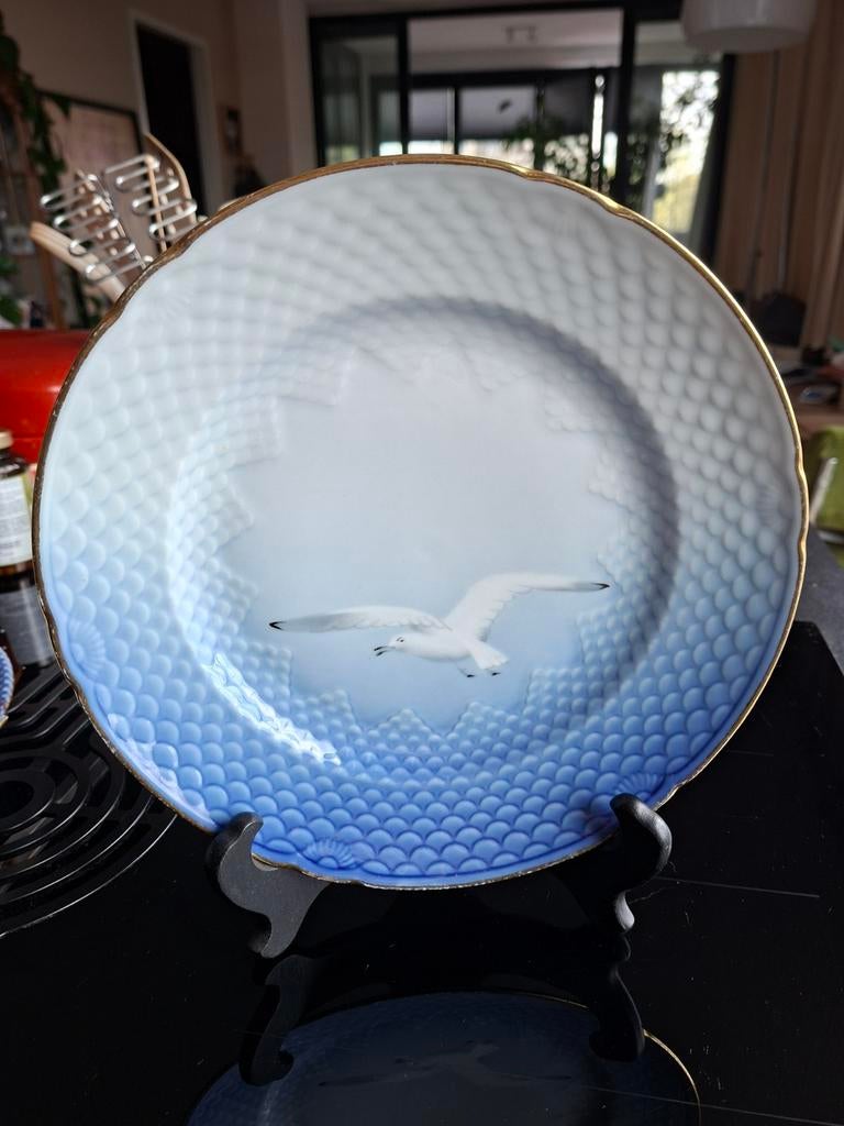 Royal Copenhagen Meeuwen Bord - Bing & Grondahl Porselein, Antiek en Kunst, Ophalen of Verzenden