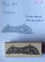 Tuin 042 Houten stempel, Ophalen of Verzenden, Zo goed als nieuw, Houten stempel