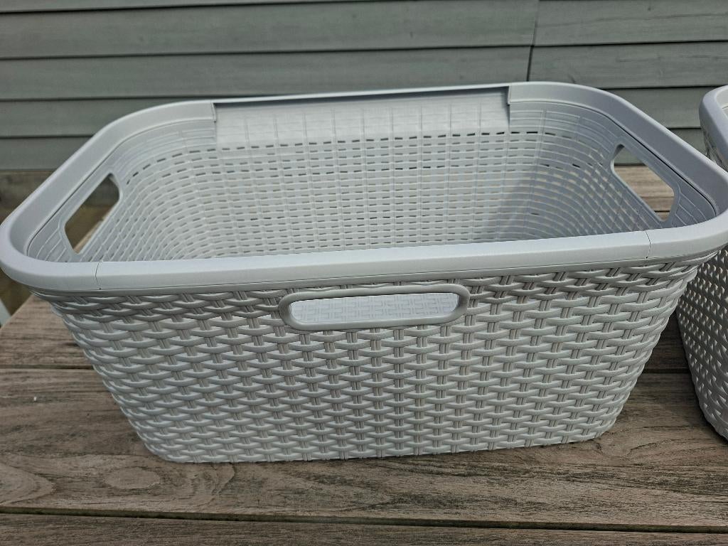 Wasmanden, 2 stuks, Ophalen, Zo goed als nieuw, Grijs, Overige typen