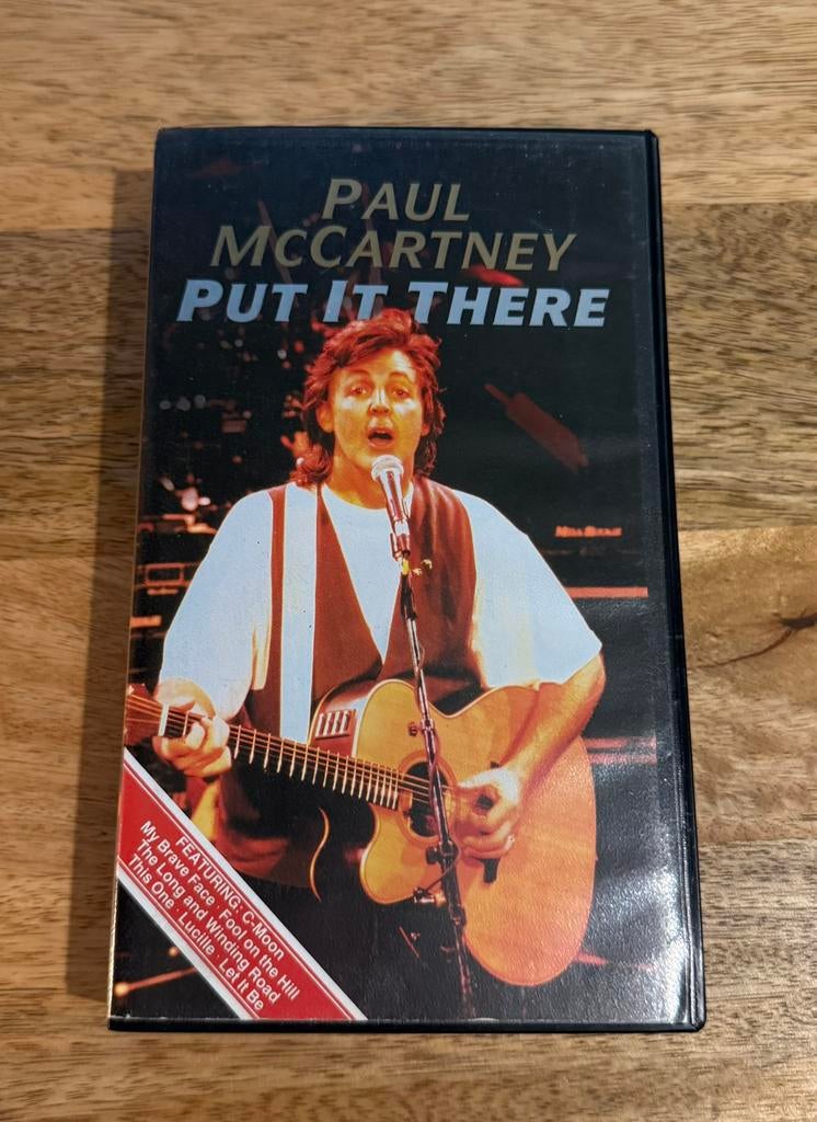 Paul McCartney - Put it there VHS tape, Alle leeftijden, Ophalen of Verzenden, Zo goed als nieuw