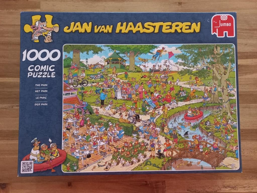 Jan van Haasteren: het park, Ophalen, 500 t/m 1500 stukjes, Zo goed als nieuw, Legpuzzel