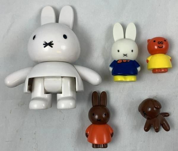 Dick Bruna Nijntje Figuren Set 5 Stuks Mercis speelfiguren, Coolsingel 104, 3011 AG Rotterdam, Netherlands, Verzenden, Zo goed als nieuw