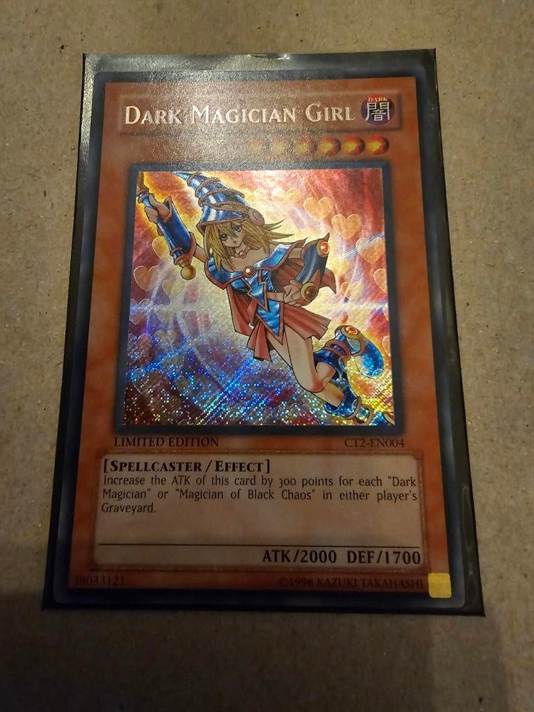 Dark Magician Girl Yu-Gi-Oh! Limited Edition CT2-EN004, Hobby en Vrije tijd, Verzamelkaartspellen | Yu-gi-Oh!, Zo goed als nieuw