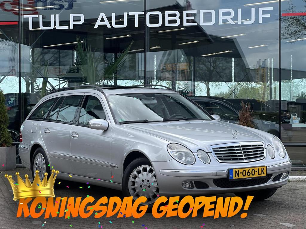 Mercedes E-klasse Combi 240 Elegance Automaat Clima Dak Top!, Auto's, Automaat, Gebruikt, 2597 cc, 1645 kg