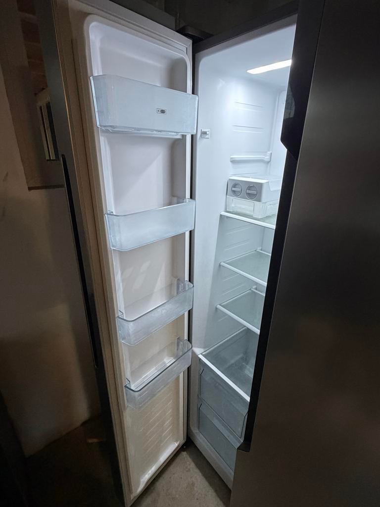 Etna Amerikaanse Koelkast Side-by-Side RVS, Ophalen, Gebruikt, 200 liter of meer, 60 cm of meer