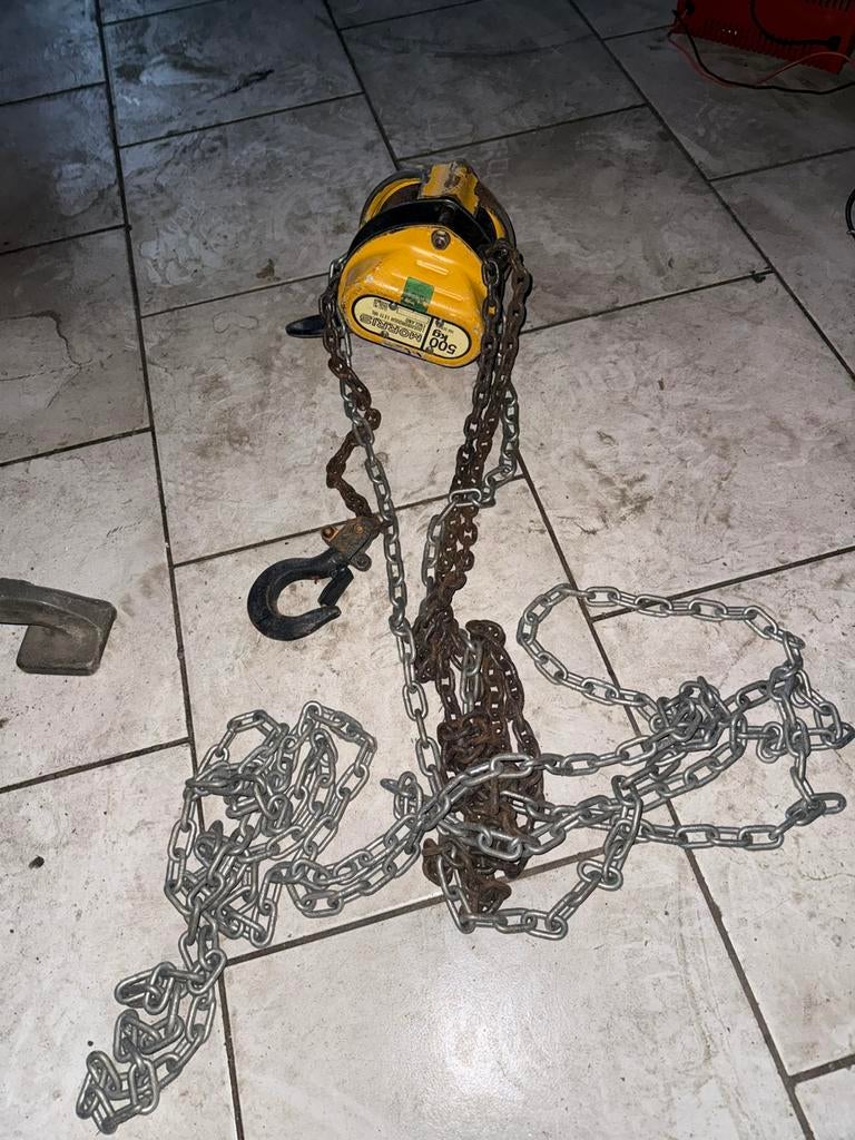 Handmatige takel 500kg, Ophalen of Verzenden, Gebruikt