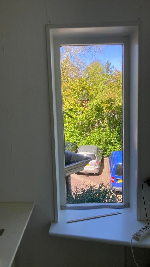 Oude ramen enkel glas, Ophalen, Zo goed als nieuw, Gevelraam of Ruit