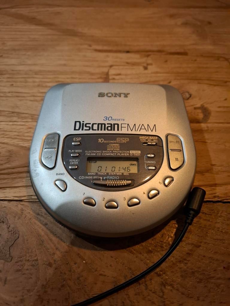 Sony D-T401 Discman, Audio, Tv en Foto, Walkmans, Discmans en Minidiscspelers, Ophalen of Verzenden, Discman