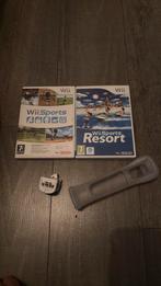 Wii sports en wii sports resort hardcase met handleiding, Spelcomputers en Games, Games | Nintendo Wii, Eén computer, Ophalen of Verzenden