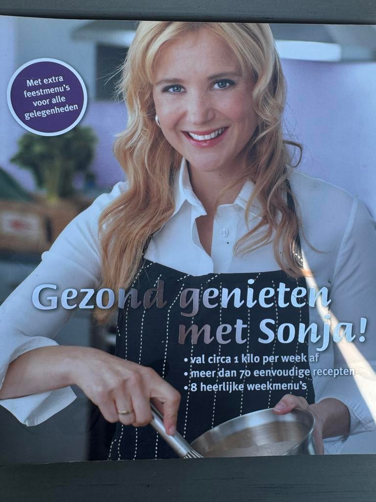 3 Sonja Bakker boeken: recepten en weekmenu's, Gelezen, Hoofdgerechten, Ophalen of Verzenden, Gezond koken
