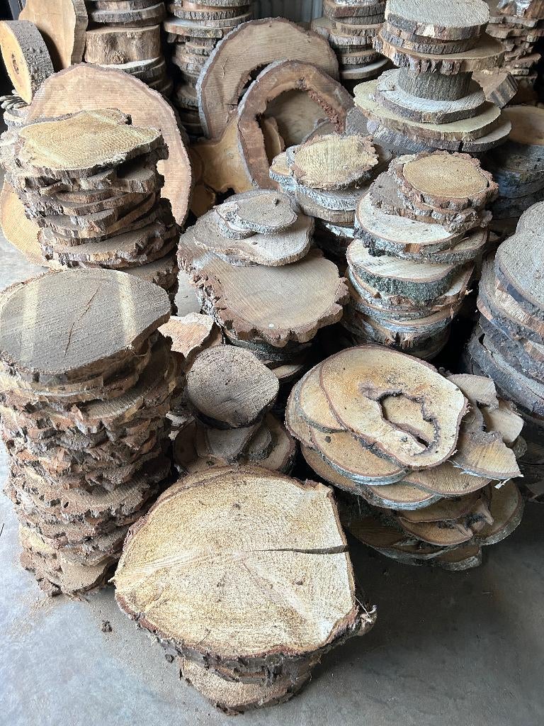 pasen schijven boomschijven hout, Ophalen