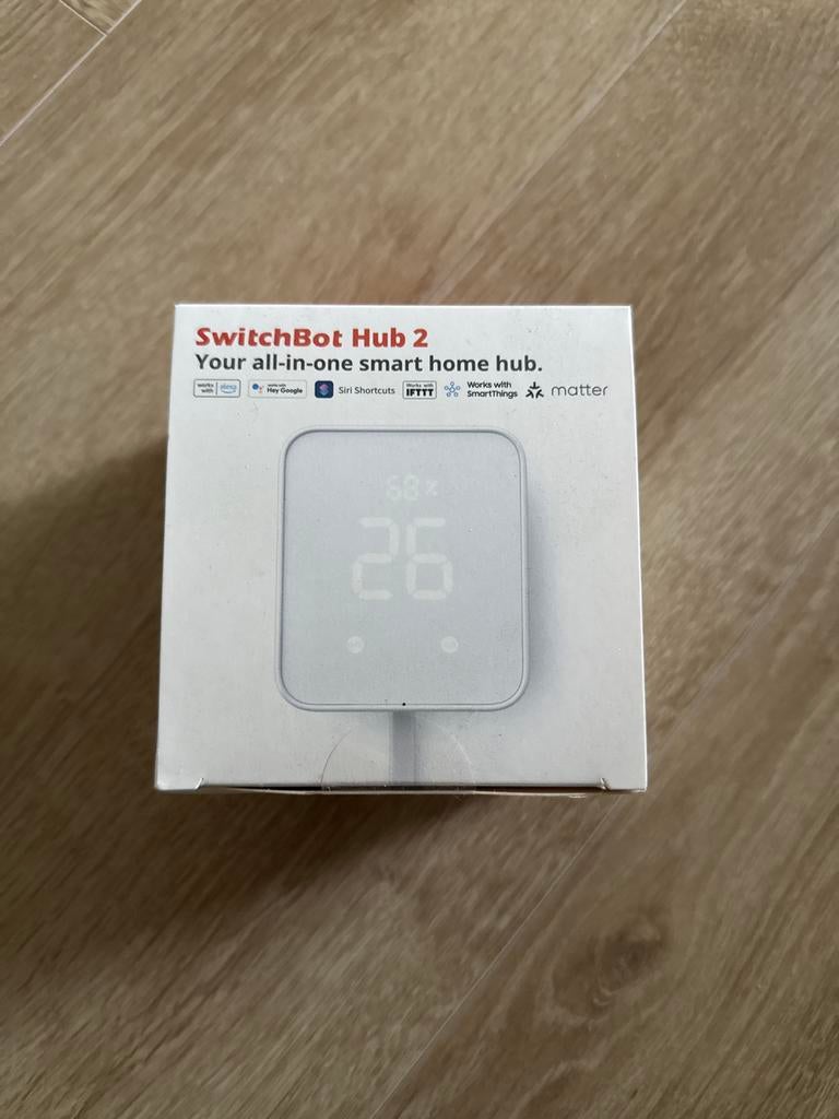 SwitchBot Hub 2: Slimme Thuis Hub met Temperatuur/Vochtighei, Ophalen of Verzenden, Nieuw