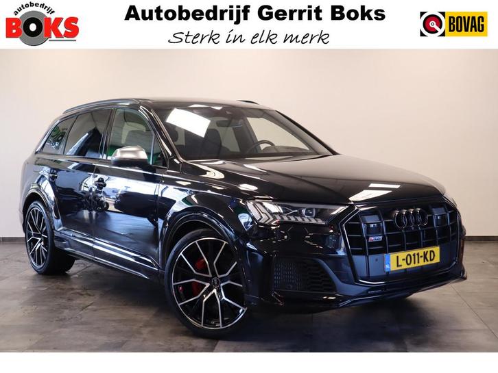 Audi Q7 4.0 TFSI SQ7 quattro ACC B&O Trekhaak 507PK Luchtver, Auto's, Audi, Bedrijf, Te koop, Q7, 360° camera, 4x4, ABS, Achteruitrijcamera
