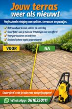 Terras & oprit reinigen – snel en betaalbaar, Ophalen of Verzenden