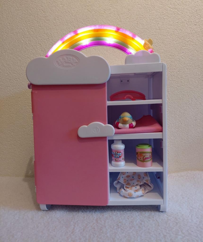 Baby Born Poppen Kledingkast met Licht & Geluid. 🌈, Ophalen of Verzenden, Gebruikt