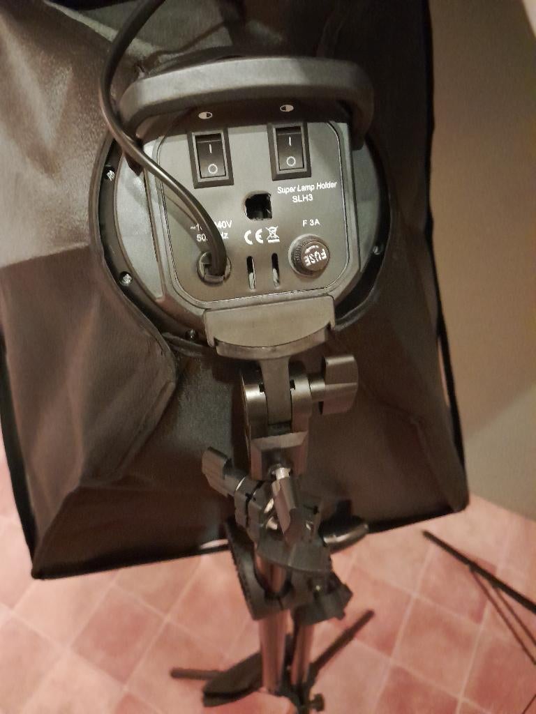 Verlichting kit fotografie 3x softbox 50x70cm, Ophalen of Verzenden, Nieuw, Complete fotostudio