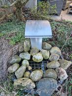 Moderne RVS Tuinfontein met Waterornament, Tuin en Terras, Ophalen, Gebruikt, Rvs, Fontein
