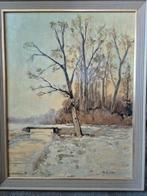 Olieverf schilderij  R Wilhelmus 1988, Antiek en Kunst, Ophalen