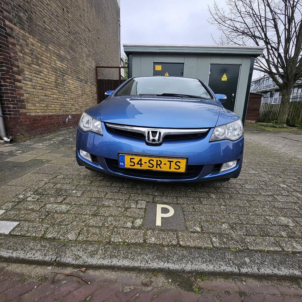 Honda Civic 1.3 Vtec Hybrid 2de eigenaar sinds 2011!!, Stof, Blauw, Origineel Nederlands, Grijs