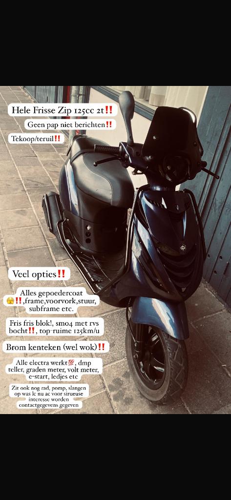 Frisse 125 2t zip‼️, Ophalen, Zo goed als nieuw