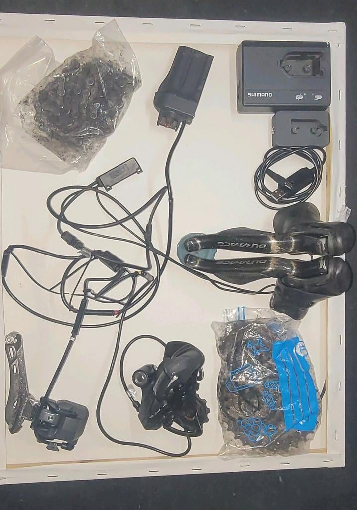 Dura Ace  Di2 7970 10-Speed Groepset - Complete Ombouwset, Fietsen en Brommers, Fietsonderdelen, Gebruikt, Kunststof, Ophalen of Verzenden