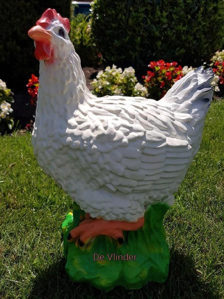 Mooie kip, Tuin en Terras, Tuinbeelden, Nieuw, Dierenbeeld, Ophalen