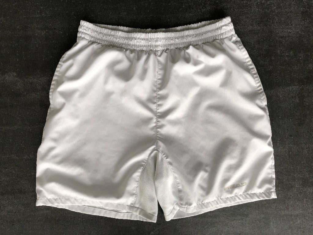 HEAD sport/tennis broek, maat S/M, Verzenden, Wit, HEAD, Racketsport