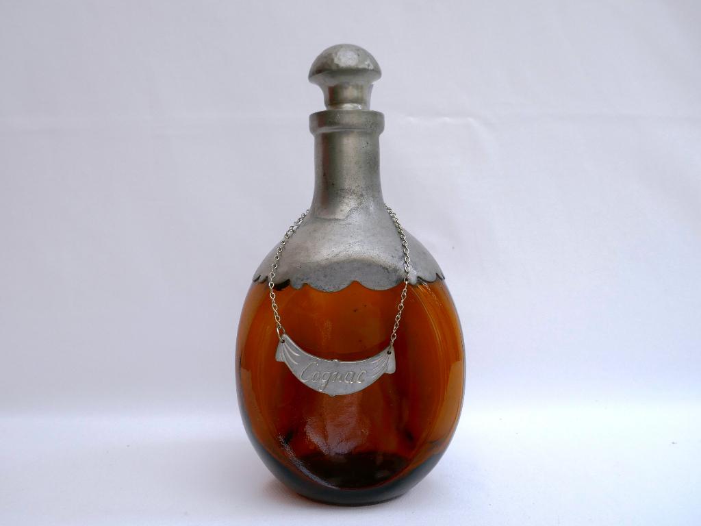 Daalderop KMD - karaf - cognac label - Nederland, Ophalen of Verzenden
