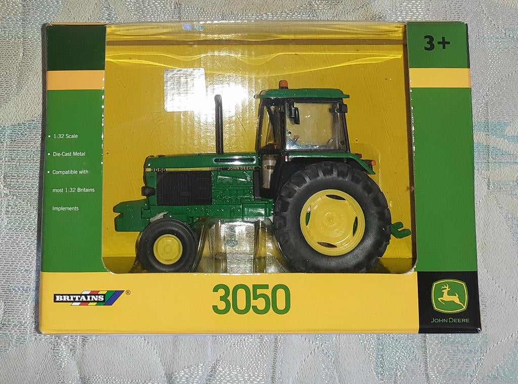 John Deere 3050 - Britains, Hobby en Vrije tijd, Modelauto's | 1:32, Ophalen of Verzenden, Nieuw, Tractor of Landbouw, Britains