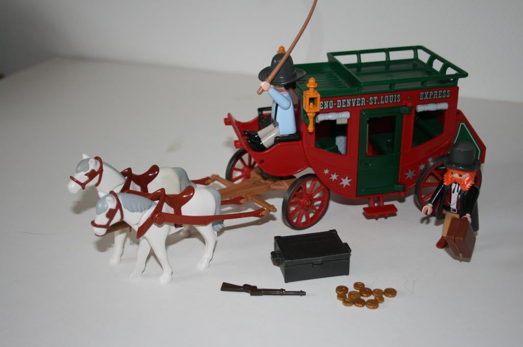 Playmobil Western Koets, Ophalen of Verzenden, Gebruikt, Complete set