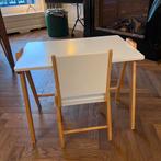 Petite Amélie kinderbureau + stoel | Hout & wit, Ophalen, Gebruikt, Tafel(s) en Stoel(en)