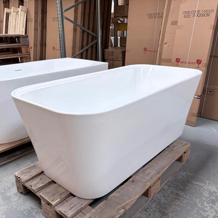 Acryl Vrijstaand Ligbad –Nieuw Luxe Bad Deal 150/78/60 nr273, Huis en Inrichting, Woonaccessoires | Overige, Nieuw, Ophalen of Verzenden