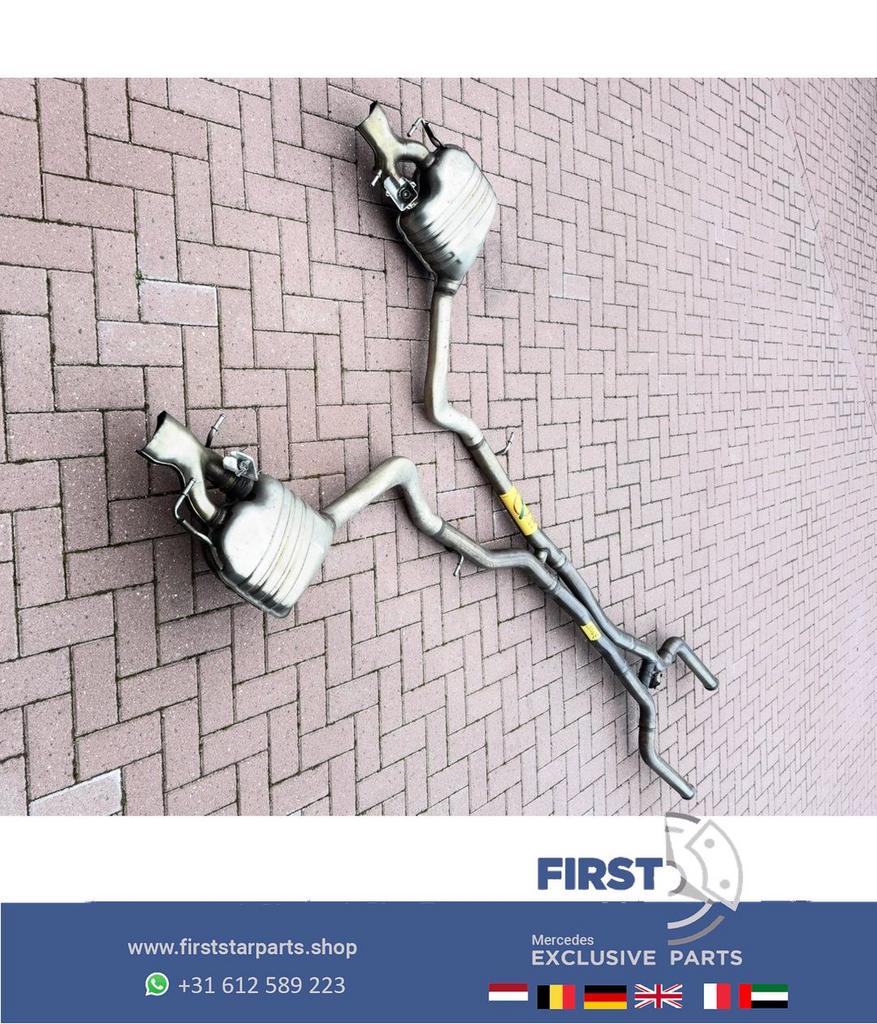 W290 AMG GT 4DEUR UITLAAT COMPLEET GT63 GT63S  A2904905400 M