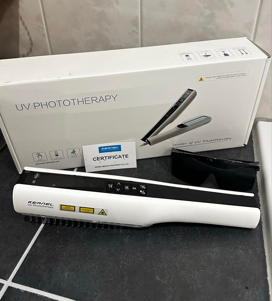 UVB 311nm Handlamp voor Huidtherapie - Vitiligo, Psoriasis, Ophalen of Verzenden, Zo goed als nieuw, Overige typen