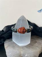 Valkenoog ojime Boeddha bead amulet beschermt geluk intuïtie, Ophalen of Verzenden, Nieuw, Hout, Met bedels of kralen